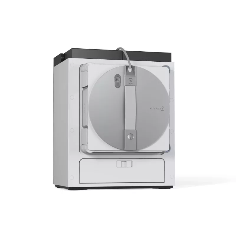 Langų valymo robotas Ecovacs WINBOT W3 OMNI, baterija 4500 mAh, 270×270×76 mm, sidabrinis/baltas
