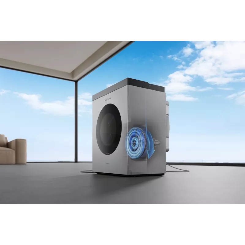 Langų valymo robotas Ecovacs WINBOT W3 OMNI, baterija 4500 mAh, 270×270×76 mm, sidabrinis/baltas