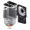 Ventiliatorius Jonsbo CR-3000 ARGB 12 cm 600-1500 RPM 22-32 dB juodas
