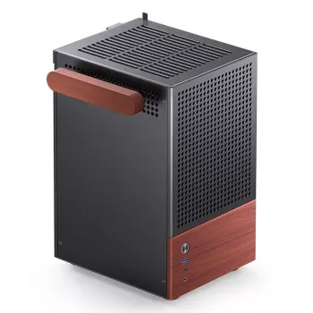 PC korpusas Jonsbo T6, Mini-Tower, Mini-ITX, juodas