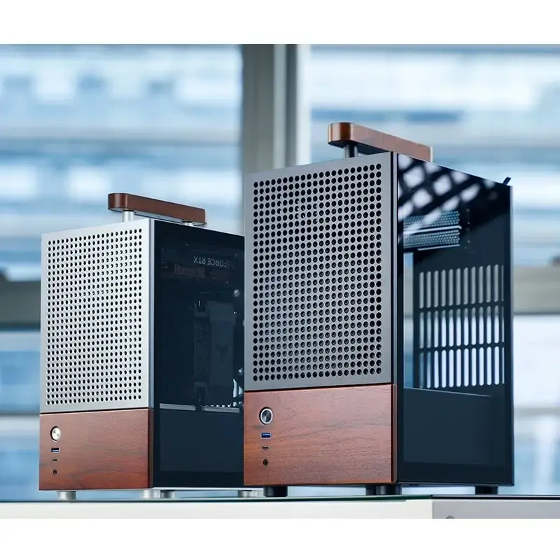 PC korpusas Jonsbo T6, Mini-Tower, Mini-ITX, juodas