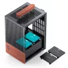 PC korpusas Jonsbo T6, Mini-Tower, Mini-ITX, juodas