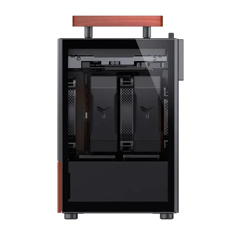 PC korpusas Jonsbo T6, Mini-Tower, Mini-ITX, juodas