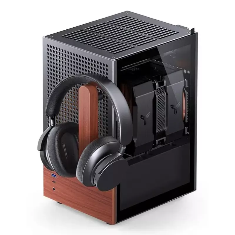 PC korpusas Jonsbo T6, Mini-Tower, Mini-ITX, juodas