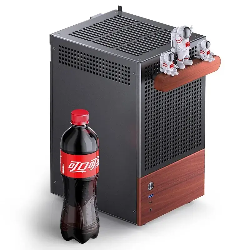 PC korpusas Jonsbo T6, Mini-Tower, Mini-ITX, juodas