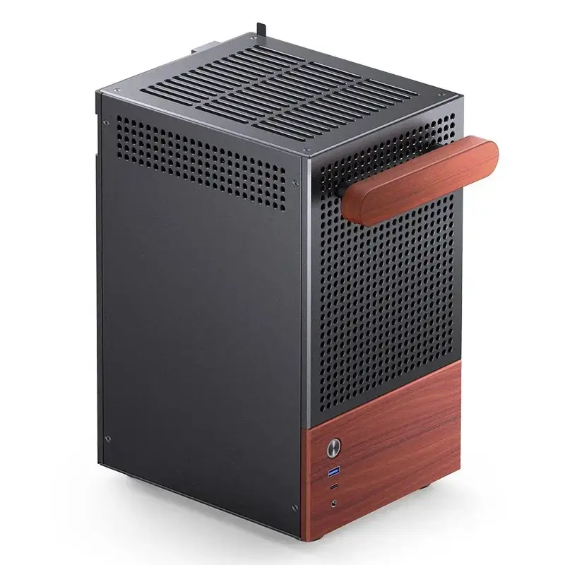 PC korpusas Jonsbo T6, Mini-Tower, Mini-ITX, juodas