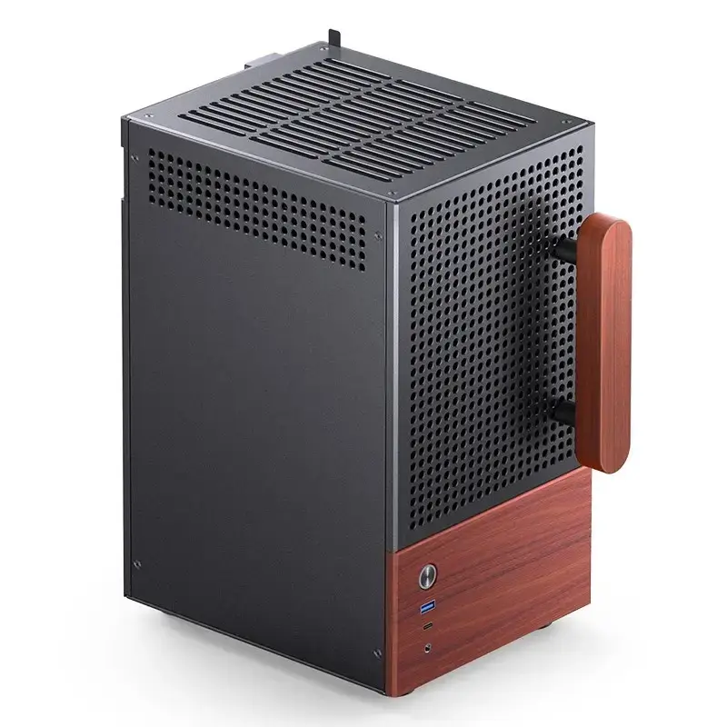 PC korpusas Jonsbo T6, Mini-Tower, Mini-ITX, juodas