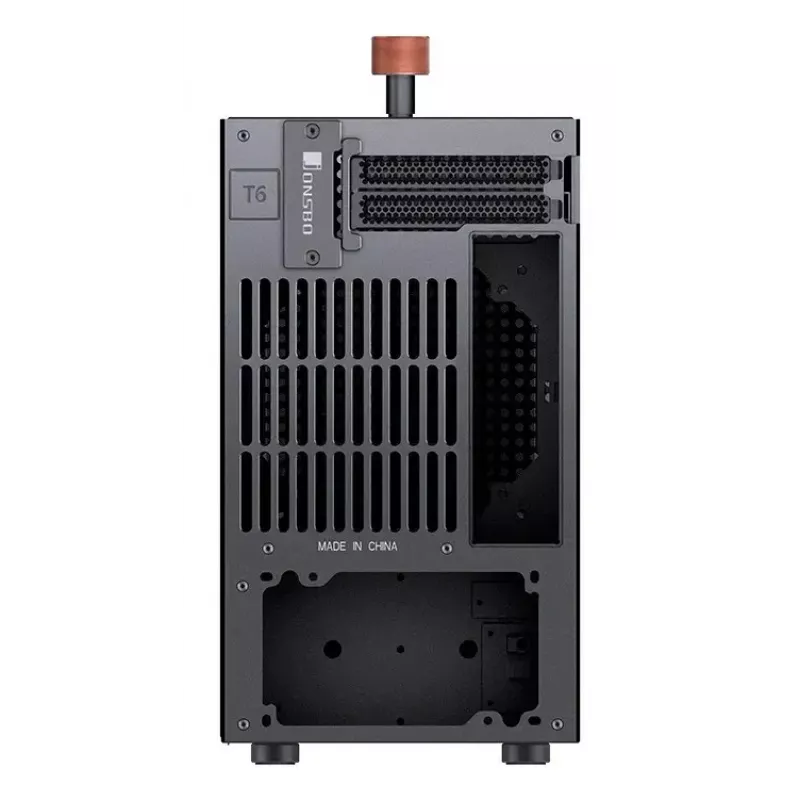 PC korpusas Jonsbo T6, Mini-Tower, Mini-ITX, juodas