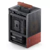 PC korpusas Jonsbo T6, Mini-Tower, Mini-ITX, juodas