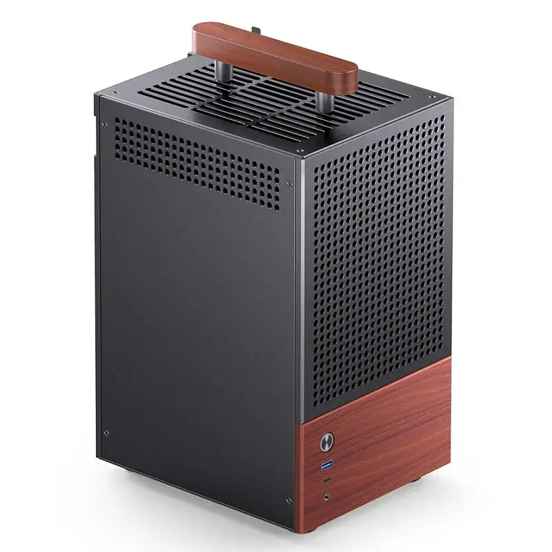 PC korpusas Jonsbo T6, Mini-Tower, Mini-ITX, juodas