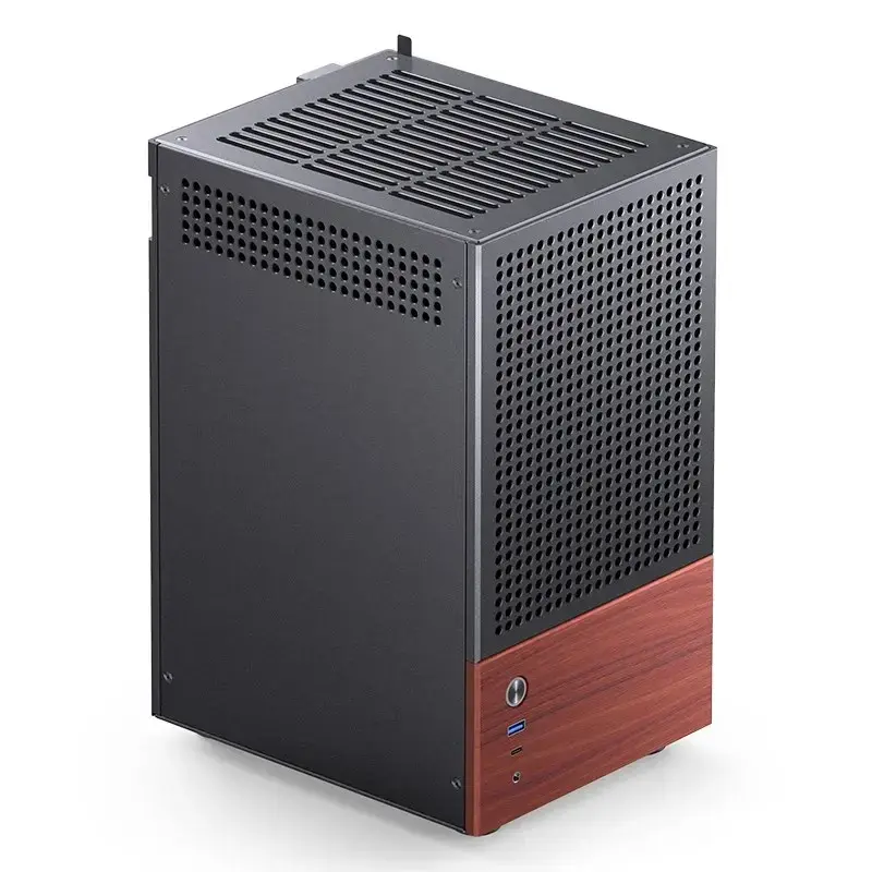 PC korpusas Jonsbo T6, Mini-Tower, Mini-ITX, juodas