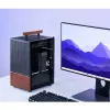 PC korpusas Jonsbo T6, Mini-Tower, Mini-ITX, juodas