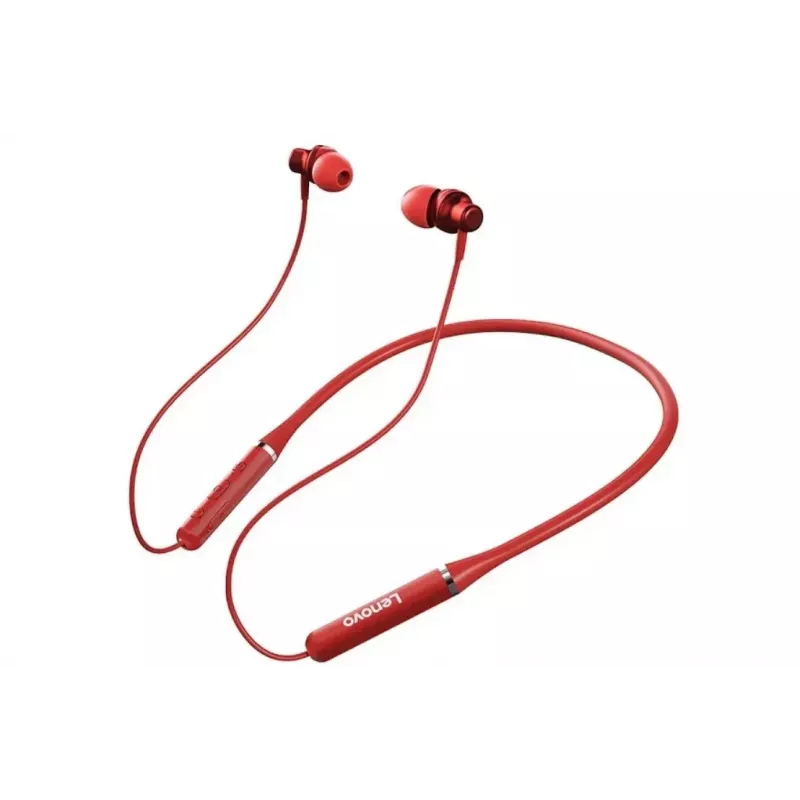 Belaidės Bluetooth ausinės Lenovo HE05 RED