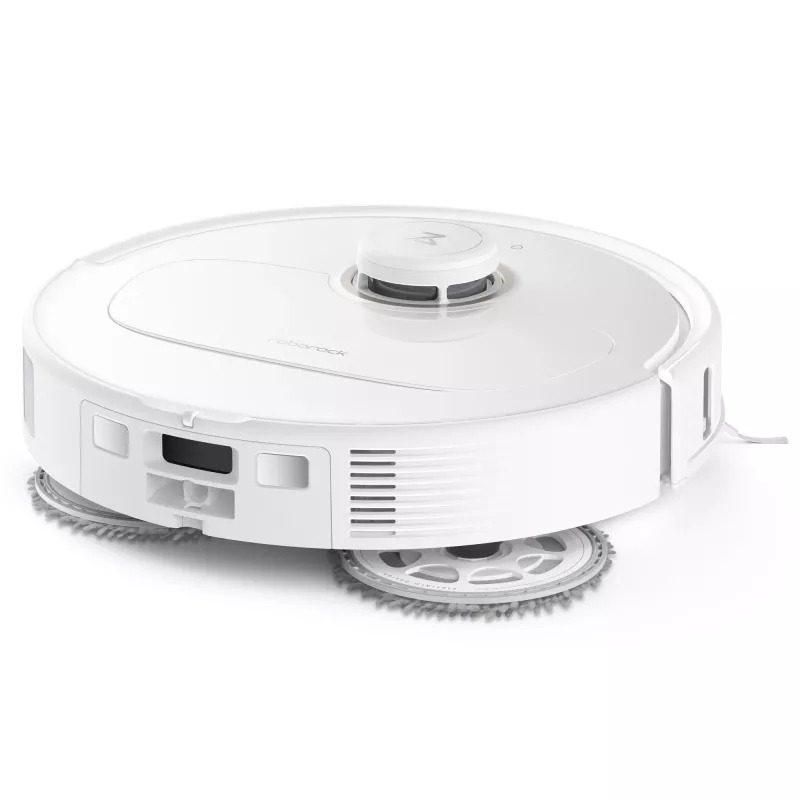 Roborock Qrevo MaxV (su RDS) baltas robotas dulkių siurblys su automatine papildymo ir džiovinimo stotele