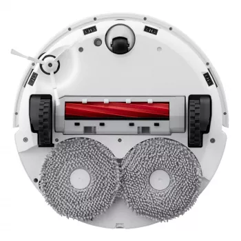 Robotinis dulkių siurblys Roborock Qrevo Plus — be maišelio, 3,03 L dulkių talpa, 5200 mAh baterija, 180 min veikimo laikas, baltas