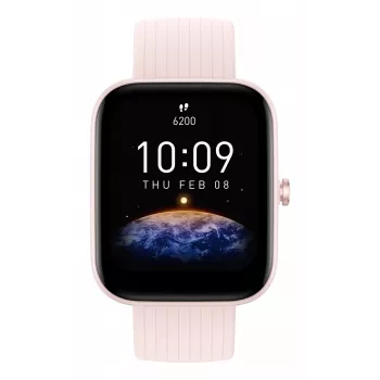 Amazfit Bip 3 Pro 4,29 cm (1,69 colio) TFT 44 mm Skaitmeninis 240 x 280 pikselių Jutiklinis ekranas Rožinis GPS (palydovinis)