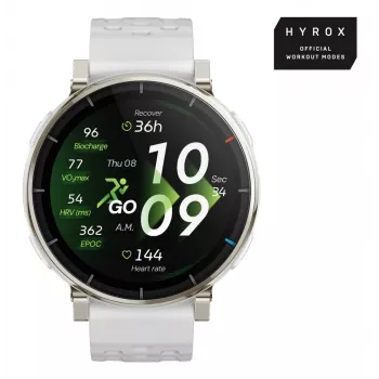 Išmanusis laikrodis Amazfit Active 3 — 3,35 cm (1,32 colio) AMOLED, 466×466, jutiklinis ekranas, GPS, 365 mAh, silikoninis dirželis