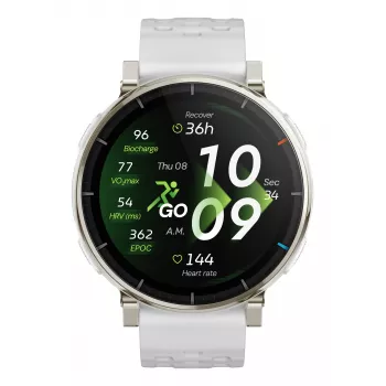 Išmanusis laikrodis Amazfit Active 3 — 3,35 cm (1,32 colio) AMOLED, 466×466, jutiklinis ekranas, GPS, 365 mAh, silikoninis dirželis