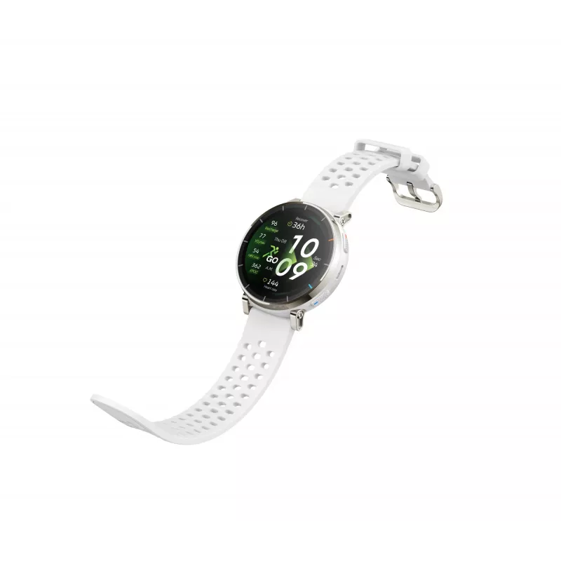 Išmanusis laikrodis Amazfit Active 3 — 3,35 cm (1,32 colio) AMOLED, 466×466, jutiklinis ekranas, GPS, 365 mAh, silikoninis dirželis