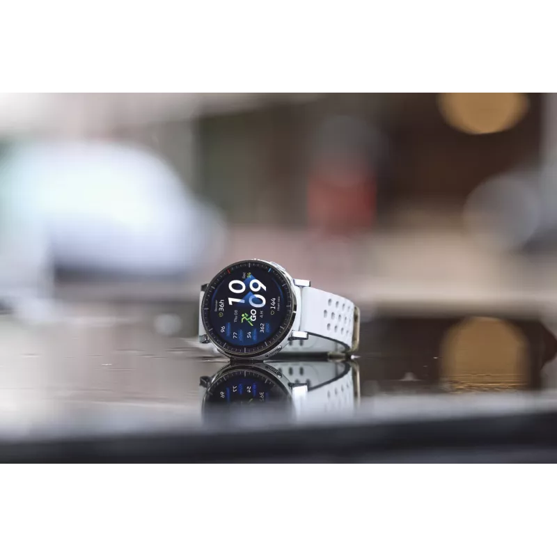 Išmanusis laikrodis Amazfit Active 3 — 3,35 cm (1,32 colio) AMOLED, 466×466, jutiklinis ekranas, GPS, 365 mAh, silikoninis dirželis