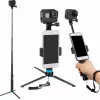 Asmenukių lazda trikojis Telesin GP-MNP-090-S reguliuojamo aukščio lengvas