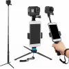 Asmenukių lazda trikojis Telesin GP-MNP-090-S reguliuojamo aukščio lengvas
