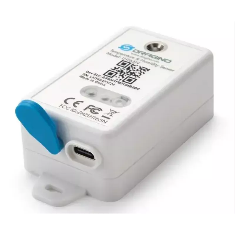 DRAGINO LHT65N laisvai pastatomas vidaus/lauko temperatūros ir drėgmės jutiklis LoRaWAN EU868
