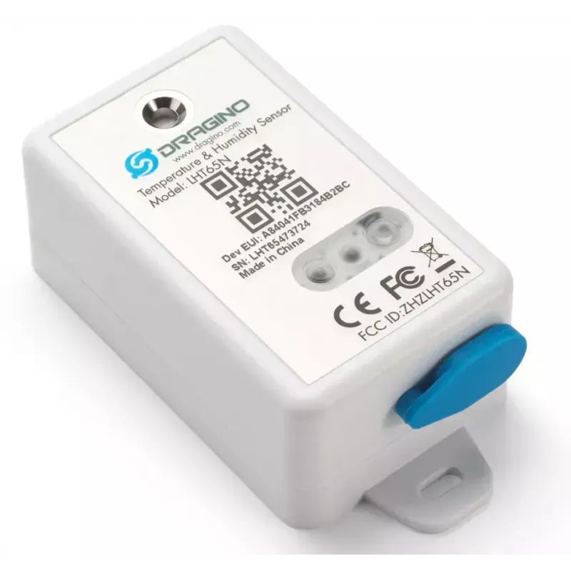 DRAGINO LHT65N laisvai pastatomas vidaus/lauko temperatūros ir drėgmės jutiklis LoRaWAN EU868