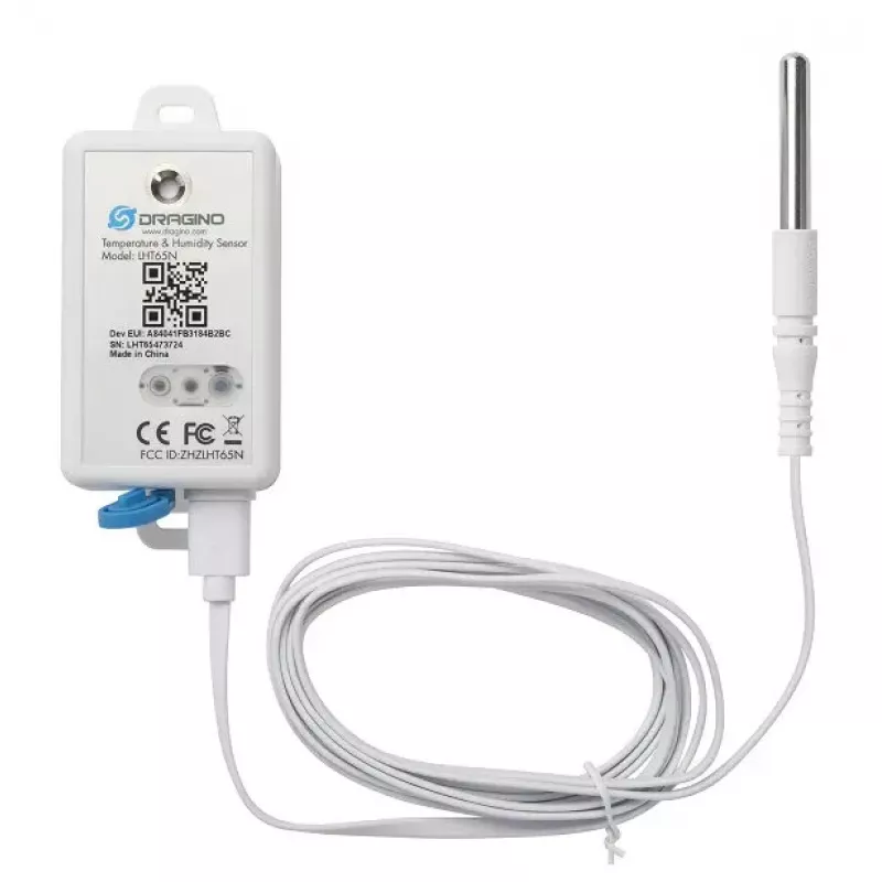 DRAGINO LHT65N laisvai pastatomas vidaus/lauko temperatūros ir drėgmės jutiklis LoRaWAN EU868