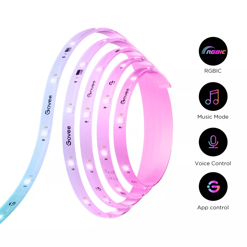 Govee H612FCD1 RGB LED juostelė, 3 metrai