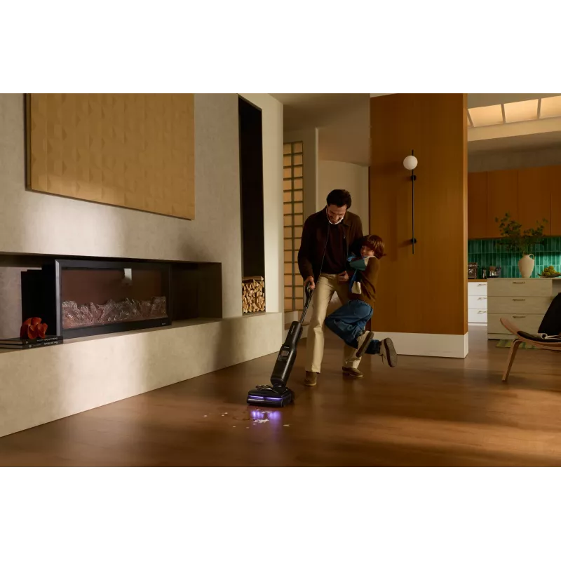 Roborock F25 Ultra Elektrinė šluota Baterija Sausas ir šlapias Be maišelio Juoda 4.6 Ah