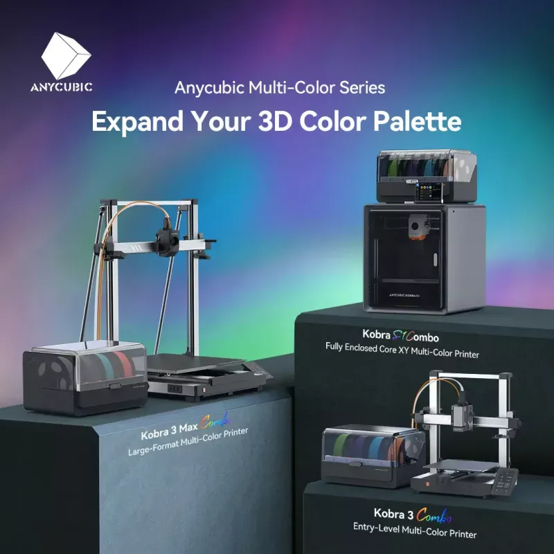 3D Printer 3D Prima Anycubic Kobra S1 Combo 250x250x250mm 600mm/sek