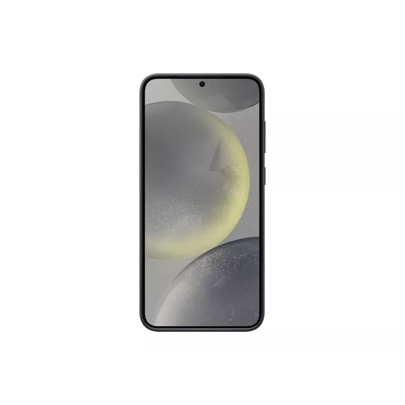 Samsung Galaxy S24+ veganiškos odos dėklas juodas vienspalvis 6,7 colio