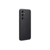 Samsung Galaxy S24+ veganiškos odos dėklas juodas vienspalvis 6,7 colio