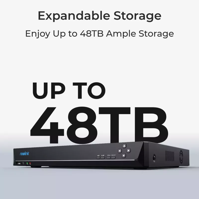 Apsaugos kamerų registratorius Reolink NVS36 36 kanalų PoE NVR 16MP
