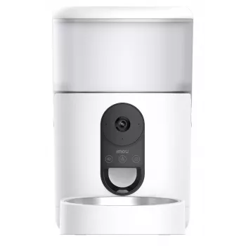 Automatinė gyvūnų ėdalo dalytuvė IMOU PF1 — 4 L nerūdijančio plieno bunkeris, Wi‑Fi 4, baterija / nuolatinė srovė, 1 dubuo
