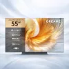 Išmanusis televizorius Dreame Aura S100 55 col., QLED+ (Mini LED), 4K UHD, Google TV, 144 Hz, AI procesorius, integruota garso juosta, juodas