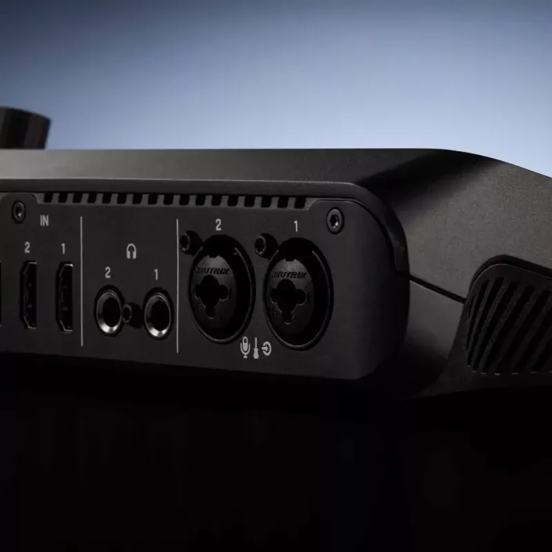 Daugiakanalė podcast'ų ir tiesioginių transliacijų gamybos pultas Rode RodeCaster Video S RCVS-E — jutiklinis ekranas, Wi‑Fi, Bluetooth 5.3, 5x USB-C, 3x HDMI įvestis, 1x HDMI išvestis, microSD