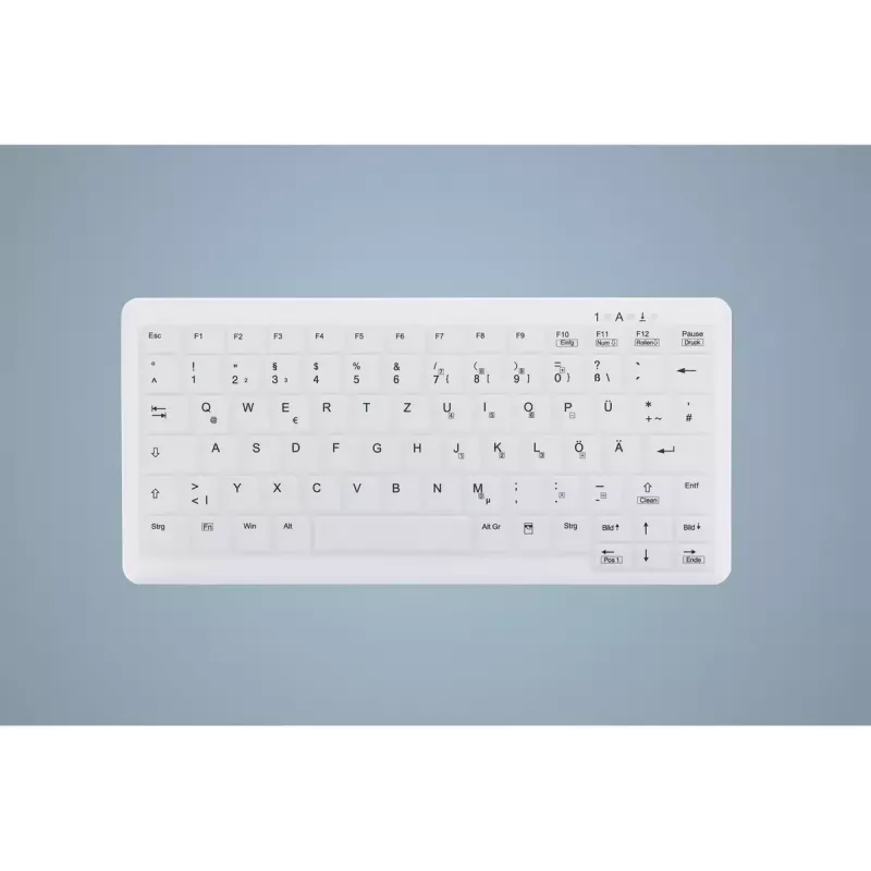 Contour Design Active Key AK-C4110 klaviatūra Medicininė USB QWERTZ vokiečių Balta
