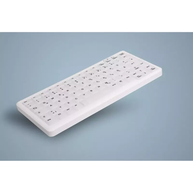 Contour Design Active Key AK-C4110 klaviatūra Medicininė USB QWERTZ vokiečių Balta