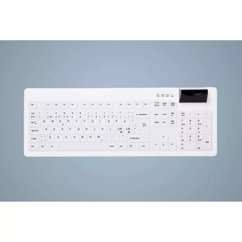 Contour Design Active Key AK-C8200 klaviatūra Medicininė USB Vokiška Balta