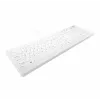 Laidinis pilno dydžio klaviatūra su aktyviuoju mygtuku CHERRY AK-C8112 Medical USB QWERTZ 105 klavišai balta 1,8 m