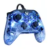 PDP Afterglow žaidimų pultas juodas mėlynas permatomas USB Xbox One Series X S laidinis 2,4 m
