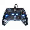PDP Afterglow žaidimų pultas juodas mėlynas permatomas USB Xbox One Series X S laidinis 2,4 m