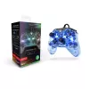 PDP Afterglow žaidimų pultas juodas mėlynas permatomas USB Xbox One Series X S laidinis 2,4 m