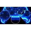 PDP Afterglow žaidimų pultas juodas mėlynas permatomas USB Xbox One Series X S laidinis 2,4 m