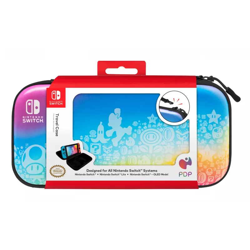 PDP plonas Deluxe: Star Spectrum, kietas dėklas, Nintendo, įvairiaspalvis