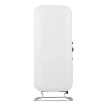 Mill alyvinis radiatorius ABH1000DN, 1000 W, galios lygių skaičius 3, tinka patalpoms iki 16 m², su LED ekranu, baltas