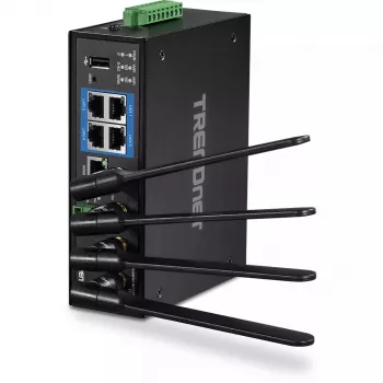 Stalinis maršrutizatorius Trendnet TI-W100 Dviejų dažnių 9000 Mbit/s Juodas