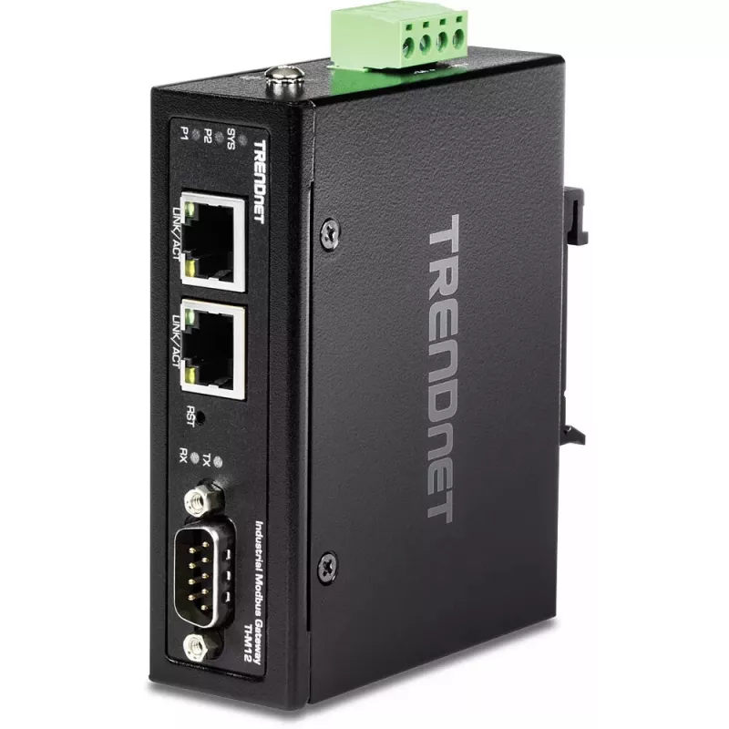 Tinklų sietuvas-valdiklis TRENDnet TI-M12 10 100 Mbit/s Metalinis DIN bėgelis